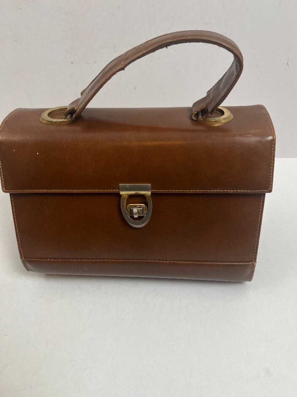 1960s Brown Leather Bag